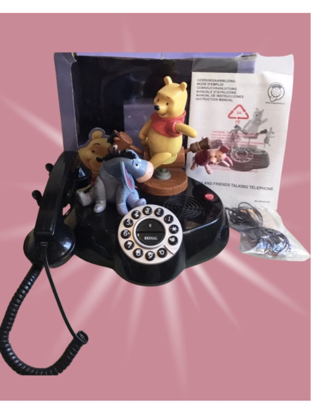 Disney Winnie the Pooh and Friends Animated Talking Telephone